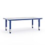 Flash Furniture Wren Rectangular Activity Table, 23.625" x 47.25", Height Adjustable, Blue/Gray (YU060RECTBLBL)~#|#~61F17BCB-D778-41AC-B5CE3CE49C1D089E_sc7