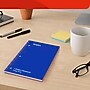 STAPLES 1‑Subject Spiral Notebook, 8” x 10.5”, College Ruled, 70 Sheets, Assorted Colors, 6‑Pack~#|#~61F86AE1-BB78-420F-84A192BB56176D45_sc7