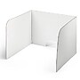 Classroom Products Foldable Cardboard Freestanding Privacy Shield, 19"H x 26"W, White, 10/Box (VB1910 WH)~#|#~6213E5B3-2288-476C-903DAE879E12B749_sc7