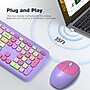 SaharaCase Wireless Ergonomic Keyboard and Mouse Combo, Lavender Mint Fusion (KB5)~#|#~625C373B-ECA6-43C9-AD09A5BD7CFECA09_sc7
