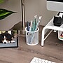 Mind Reader Metal Pen and Accessory Holder Desk Organizer, White, 3-Pieces (CLIPMESH3-WHT)~#|#~626A7B26-A9FD-4496-8501A1740276C191_sc7