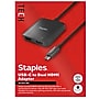 Staples TECH USB‑C to HDMI Adapter Cable – 6‑Inch Male‑to‑Female Audio/Video Converter for Monitors, TVs & Projectors, Black~#|#~626C55D9-9B09-4FE9-9EB0D0E82A54E2DD_sc7