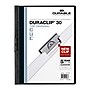 Vinyl DuraClip Report Cover with Clip, Letter Size, Clear/Dark Blue, 25/Box (DBL220307)~#|#~6276ED47-C1A0-4AA6-A2A654B69C30C4D9_sc7