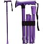 HealthSmart Adjustable Single Point Derby Handle Folding Cane, Lavender (502-1313-1110)~#|#~62777C6E-F637-4D9B-BB248B353EA7C13C_sc7