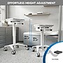 Mount-It! MedHub Mobile Medical Cart Workstation with Tablet Mount and Locking Caster Wheels, White/Grey (MI-16018)~#|#~629B32DC-EE67-41B5-9B8356A44BC5824A_sc7
