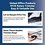 United Commercial 26" Rotary Paper Trimmer, Silver/Black (RT26)~#|#~62A0DF4C-84B7-4C98-AB4D4BF216548587_sc7