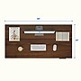 FlexiSpot E7 Commercial 48''W Electric Rectangular Adjustable Standing Desk, Black Walnut/White (E7WCOM4824-BW)~#|#~62C68249-E0F8-4C4A-A9C2A5F8B6A69321_sc7
