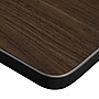 Regency Kobe Flip Top 72"W x 30"D Rectangular Training Room Table, Laminate, With Wheels, Neo Walnut (MKFT7230NW)~#|#~62CB3179-1A6C-4380-B8E4F9C0F9F113FC_sc7