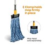 Coastwide Professional™ 60" Clamp Style Fiberglass Wet Mop Handle, Plastic Head (CW61062-CC)~#|#~62CFB459-0C2E-4D6D-AD30CDE6BBA7EEAF_sc7