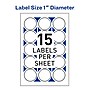 Avery Laser/Inkjet Mailing Seals, 1" Dia, Glossy Clear, 480 Seals/Pack (5248)~#|#~62E70EF5-9C20-494C-A31A325EA12076DC_sc7