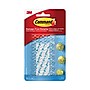 Command™ Clear Hooks and Strips, Decorating Clips, Plastic, 0.1 lb Capacity, 20 Clips and 24 Strips/Pack~#|#~62F400F7-9656-4108-B1BA9A7B77F9250A_sc7