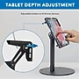 Mount-It! Adjustable Universal Tablet Countertop Stand with Tilt, for 9.7" to 13" Screens, Black (MI-3881BLK)~#|#~63021597-6574-46E6-B0DA861CFE23E087_sc7