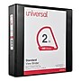 Universal Economy 2" 3-Ring View Binders, D-Ring, Matte Black (UNV20745)~#|#~630DD5B2-2ECF-4086-A77B842A55FA4887_sc7