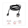 Innovera® USB to Micro USB Cable, 6 ft, Black~#|#~63262324-80D8-4D81-B928D7C9283B7B05_sc7