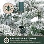 Fraser Hill Farm 7.5' Flocked Mountain Pine Artificial Christmas Tree, 550 Lights (FFMP075-5SN)~#|#~633E62D4-A7A6-4BFB-9193F9AE1DF33578_sc7