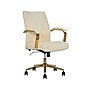 Thomasville Furniture Jolie Ergonomic Fabric Swivel Desk Chair, Cream (60068-CRM)~#|#~636C1360-37AC-4DAE-BE013CB788A15BFA_sc7