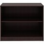 Lorell Essentials 30" 2-Shelf Bookcase with Adjustable Shelves, Espresso Laminate (LLR18249)~#|#~636CFE38-4C45-420A-8921778359B4859D_sc7