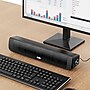 Delton SB200 20-Watt Wired/Wireless Soundbar Computer Speaker, Black (DSB200)~#|#~6379668A-B481-46DC-81B3BEF293314D0A_sc7