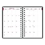 2027 Brownline DuraFlex 5" x 8" Daily & Monthly Appointment Book, Plastic Cover, Black (CB634V.BLK-27)~#|#~637B21ED-6DEC-4423-9D6E56FEF59C2140_sc7