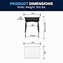 Flash Furniture Billie 24"W Student Desk with Open Front Metal Book Box, Gray (FDDESKGY)~#|#~63808615-EC6F-446D-899584C5C614E465_sc7