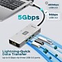 Turonic Dock Hub Mini 8-in-1 Universal Docking Station for Windows and macOS, Silver (BYL-2401)~#|#~638F682E-1CA3-4FF6-A2FA217C88FCE06F_sc7