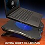 Enhance Cryogen 5 Adjustable Laptop Cooling Pad Stand, 1 Fan, 2 USB Ports, Black (ENGXC50100BLWS)~#|#~63A2CB18-0C66-46E9-962CF12DFF43C7C2_sc7