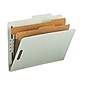 Smead 100% Recycled Paperboard Classification Folders, Letter Size, 2 Dividers, Gray/Green, 10/Box (14023)~#|#~63AAD01E-79A2-4F75-A9660AA505CE1927_sc7