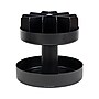 Mind Reader Plastic 2-Tier Snack Tray Carousel Countertop Organizer, Black (SNACKCAR-BLK) ~#|#~63B17664-5D43-4A8F-96EF17065CBE91F0_sc7