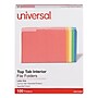 Universal File Folders, Letter Size, Assorted Colors, 100/Box (UNV12306)~#|#~63B4B291-8993-41A4-89003BF7735AE20F_sc7