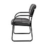 Boss Leather Guest Chair, Black (B9529)~#|#~63B7572D-B617-4A69-A6BD69246547324D_sc7