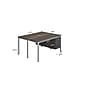 Boss Office Products Simple System 66"W 2-Person Workstation Desk Bundle, White, 2/Set (SGSD014-102-WT)~#|#~63BE354C-98F1-43D3-82F6581BF630689B_sc7