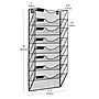 Mind Reader Front Loading Letter Tray, Black (WIREM8-BLK)~#|#~63C110A4-B72C-4958-924BC7874120A5C9_sc7