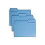 Smead SuperTab® File Folder, 3 Tab, Letter Size, Blue, 100/Box (11986)~#|#~63CCEFF2-0B32-4E3C-9AD7C4EC7C7446BC_sc7