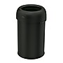 simplehuman Commercial Bullet Steel Trash Can with Open Lid, 30 Gallon, Matte Black (CW1493)~#|#~63E0034F-21AC-438F-884148424B4ABAD1_sc7