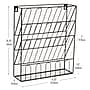 Mind Reader Metal Front Loading Letter Tray, Letter Size, Black (MAGMWIRE-BLK)~#|#~63E38EFC-C66D-4F51-B4AB5C627CA5F57D_sc7