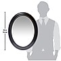 Infinity Instruments Sonore Decorative Wall Mirror, Black Plastic, 30" (15370BK)~#|#~63E9DF1B-AC5F-43AC-BAF1CBCEB97B8BCF_sc7