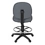 Regency Comfort Series Armless Fabric Drafting Chair with Footrest and Lumbar Support, Grey (105-DK-GY)~#|#~63EC04B9-2B1E-4620-80D1EB574F0FE752_sc7