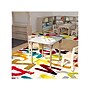 Flash Furniture Bright Beginnings Hercules Square Table, 24" x 24", Height Adjustable, White/Beech (MK-ME088024-GG)~#|#~63F2E0A6-499E-41D6-B8D1C65AA762EBFA_sc7