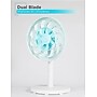 Black & Decker 12" Oscillating Desk Fan, 3-Speed, White (BFDTD12VW)~#|#~63F4A3EE-7E38-45F9-B8DFBE1DF73DC9F0_sc7