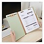Universal Pressboard Classification Folders, 2/5-Cut Tab, 2" Expansion, Letter Size, Green, 10/Box (UNV10251)~#|#~63F7FDDA-7782-4038-A8F944D45A1E4527_sc7