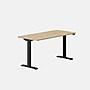 Branch Duo 58"W Electric Adjustable Standing Desk, Woodgrain/Black (10-10-09-84)~#|#~64104BFF-701C-4D9F-83DA5B17E1D58EB0_sc7