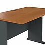 Bush Business Furniture Cubix 48"W Desk, Natural Cherry/Slate (WC57448)~#|#~641065AC-26C3-4391-AEBA7D3C2B51C8BA_sc7