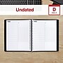 Staples 7" x 8.75" Undated Daily Planner, Black (ST60461-24)~#|#~641D5666-FACF-43D6-B36E09BDF33D33D3_sc7