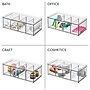 iDESIGN Plastic Tea Storage Drawers, Clear, 4/Set (27749M4)~#|#~64225A21-C5C9-4CE8-855ED786B60A91FF_sc7