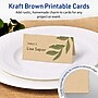 Avery Matte General Use Blank Cards, Kraft Brown, 200/Box (95330)~#|#~6425BCE5-13F3-4E6B-85C741357E4888E7_sc7