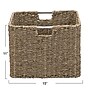 Household Essentials Woven Storage Wicker Basket with Handles, Natural (ML-6960)~#|#~643556FB-5B12-48B7-B795629B1902E22F_sc7