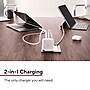 Staples TECH GaN USB-A/USB-C Wall Charger, 37W, White (ST62324-CC)~#|#~64368261-07FA-44E0-9E0567BD851330DD_sc7
