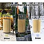 Alpine Industries Steel Outdoor Trash Can with Rain Bonnet Lid, 32 Gallon, Cedar (ALP4400-01-CD-RB)~#|#~64600F65-D444-4B52-A5F9561FEB414665_sc7