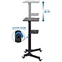 Mount-It! 24" W Portable Lectern Adjustable Aluminum Standing Podium, Black (MI-7971)~#|#~646043CB-1B5E-4977-B9027F7578F483C5_sc7