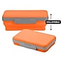Lockermate By Bostitch Latch Pencil Pouch, Orange/Gray (23124-OG21-DM)~#|#~647753F0-9A46-4C6D-88368F0BD8021BD4_sc7